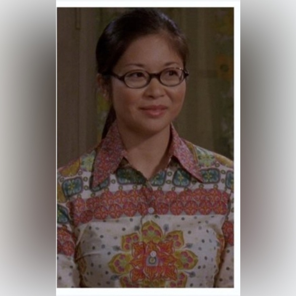 Lucky Brand Vintage Mandala Cotton Blouse Gilmore Girls Y2K - Picture 2 of 10